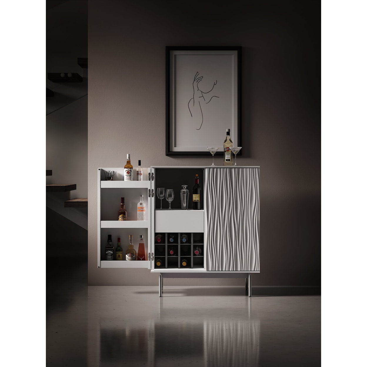 BDI Tanami Bar Cabinet