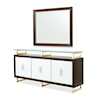 Michael Amini Belmont Place 2-Piece Sideboard and Mirror Set