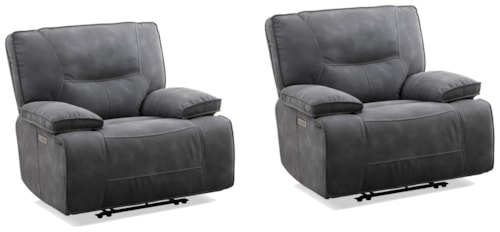 Casual Sky Power Zero Gravity Recliner with Power Headrest (Set of 2)