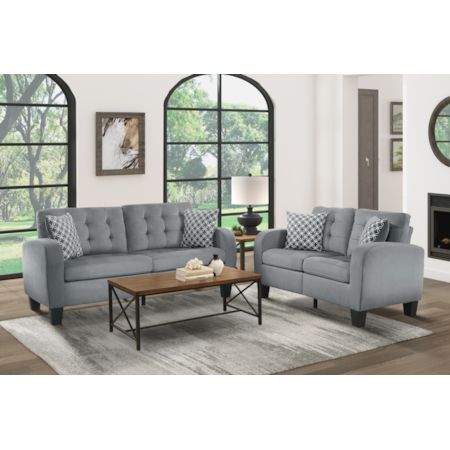 Stationary Loveseat