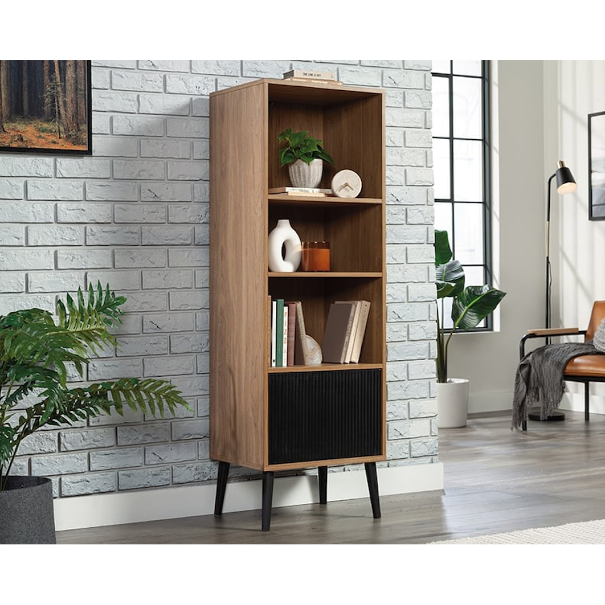 Sauder Ambleside Bookcase with Two Adjustable Shelves