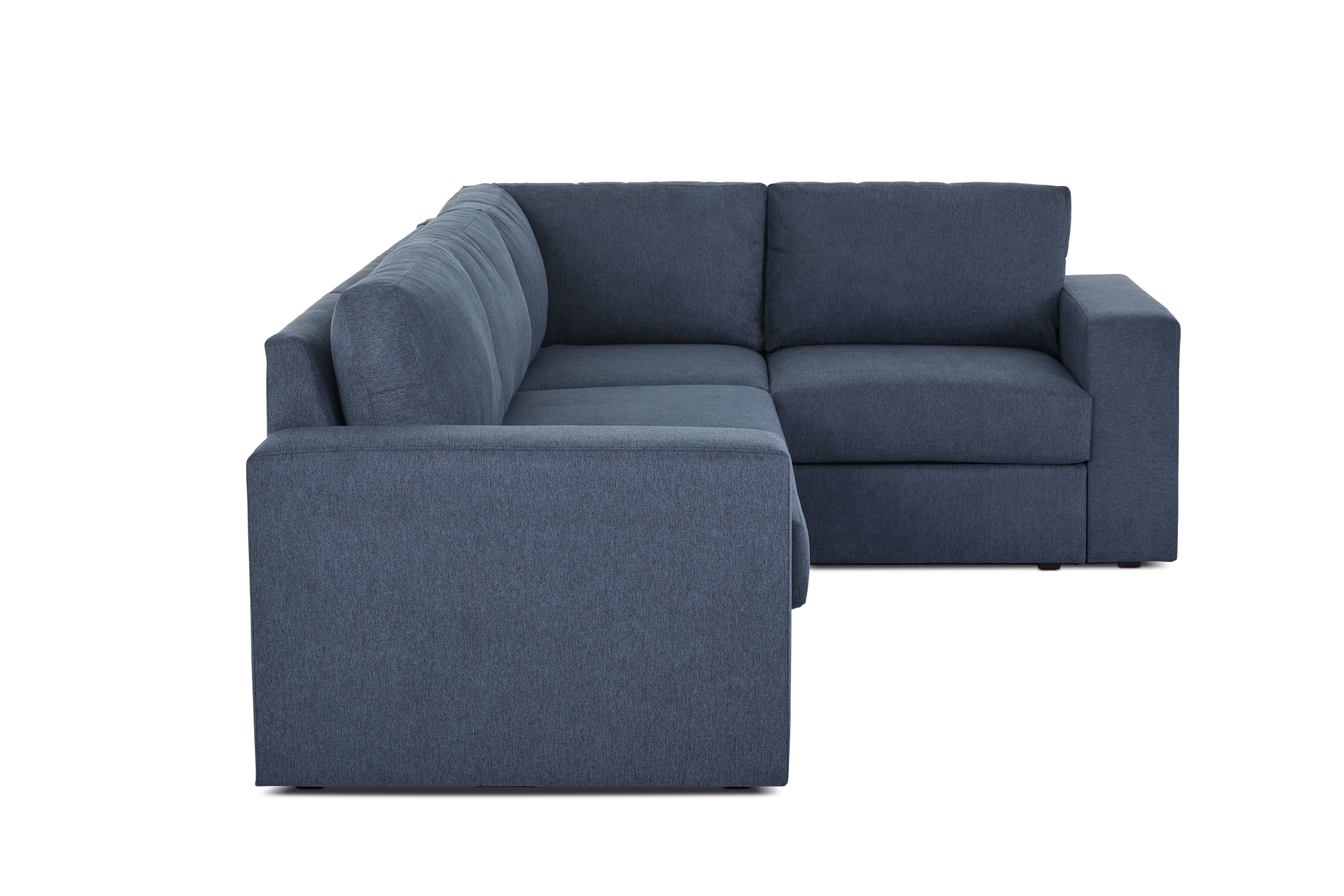 Wide-Arm 4-Seat Sectional Sofa