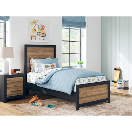 Twin Panel Bed