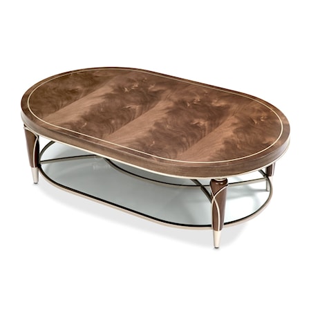 Oval Cocktail Table