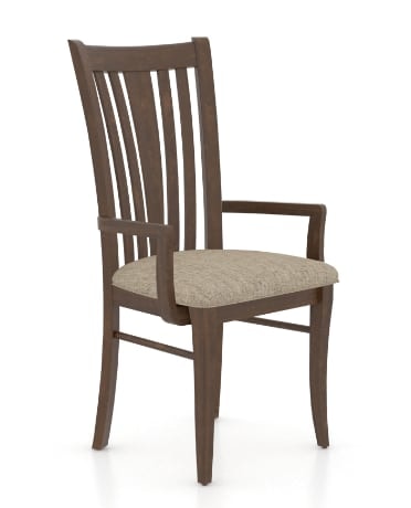Transitional Customizable Arm Chair