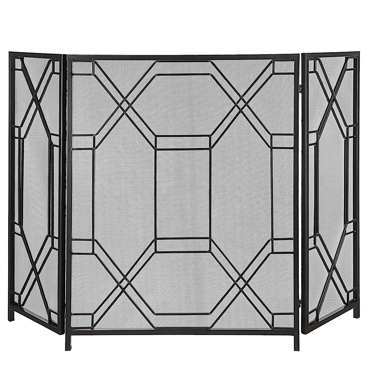 Uttermost Rosen Rosen Geometric Fireplace Screen