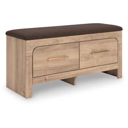 Crown Mark Jerimiah 4185-BENCH-GY Relaxed Vintage Wood Spindle Crown Mark Jerimiah 4185-BENCH-GY Relaxed Vintage Wood Spindle