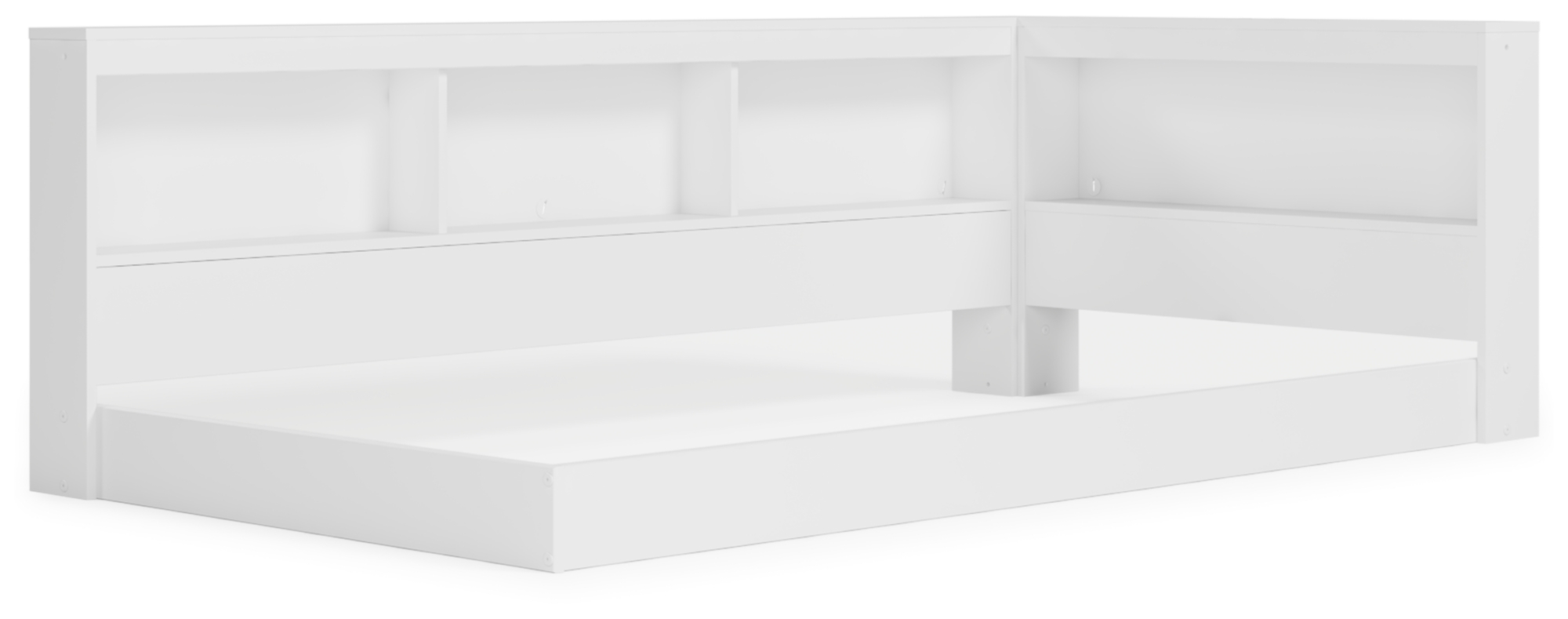 Twin Bookcase Storage Bed