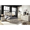 Signature Design Cambeck Full Panel Bed w/ Light & Footboard Drawers