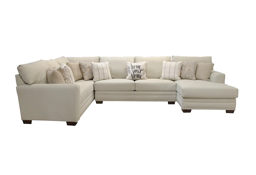  3-Piece Sectional with Chaise by Jackson Furniture at Galleria Furniture, Inc.