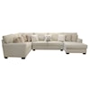 Carolina Furniture 4478 Middleton 3-Piece Sectional with Chaise