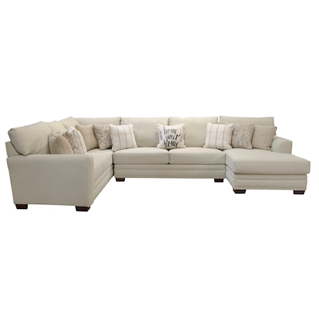 3-Piece Sectional with Chaise