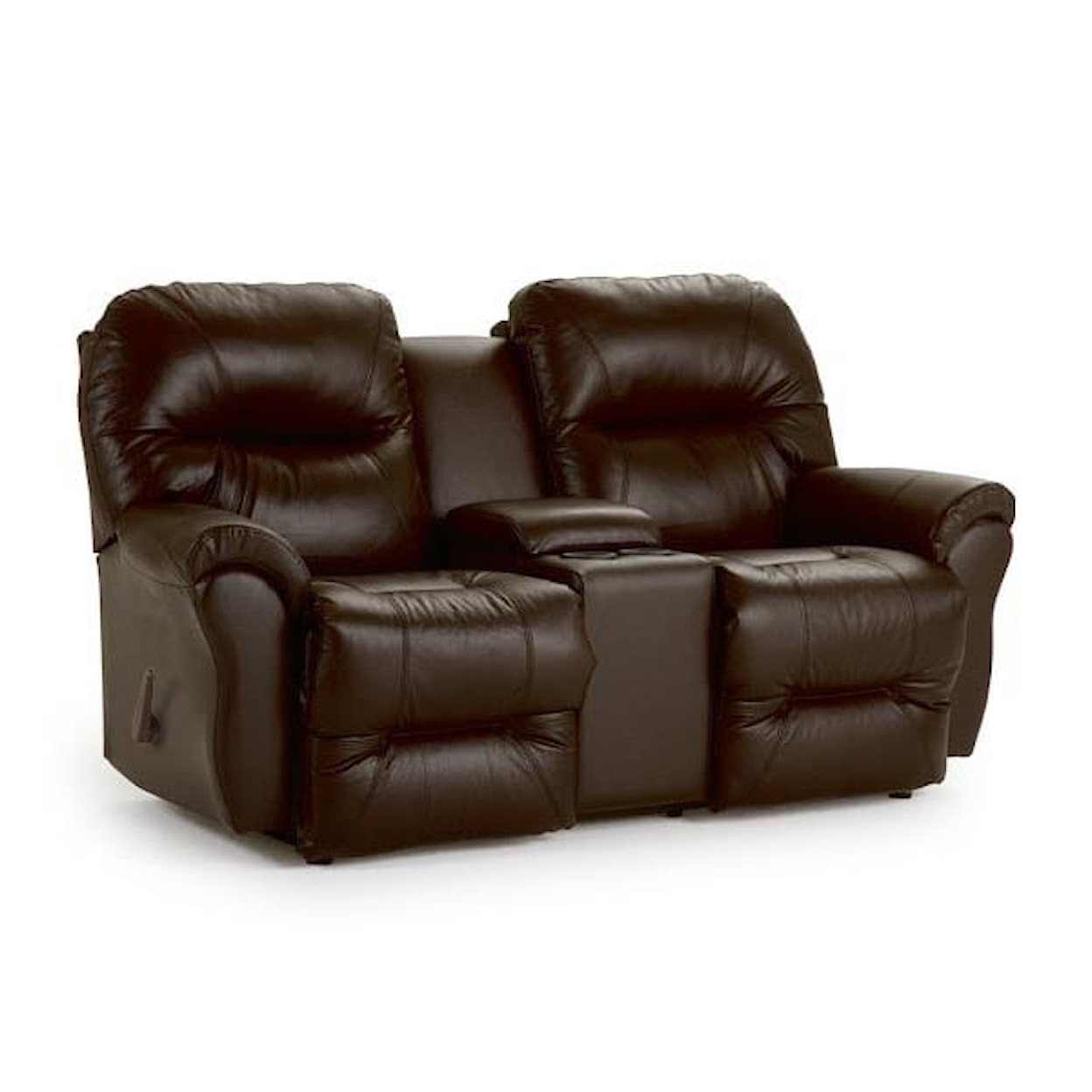 Best Home Furnishings Bodie Rocking Reclining Loveseat w/ Console