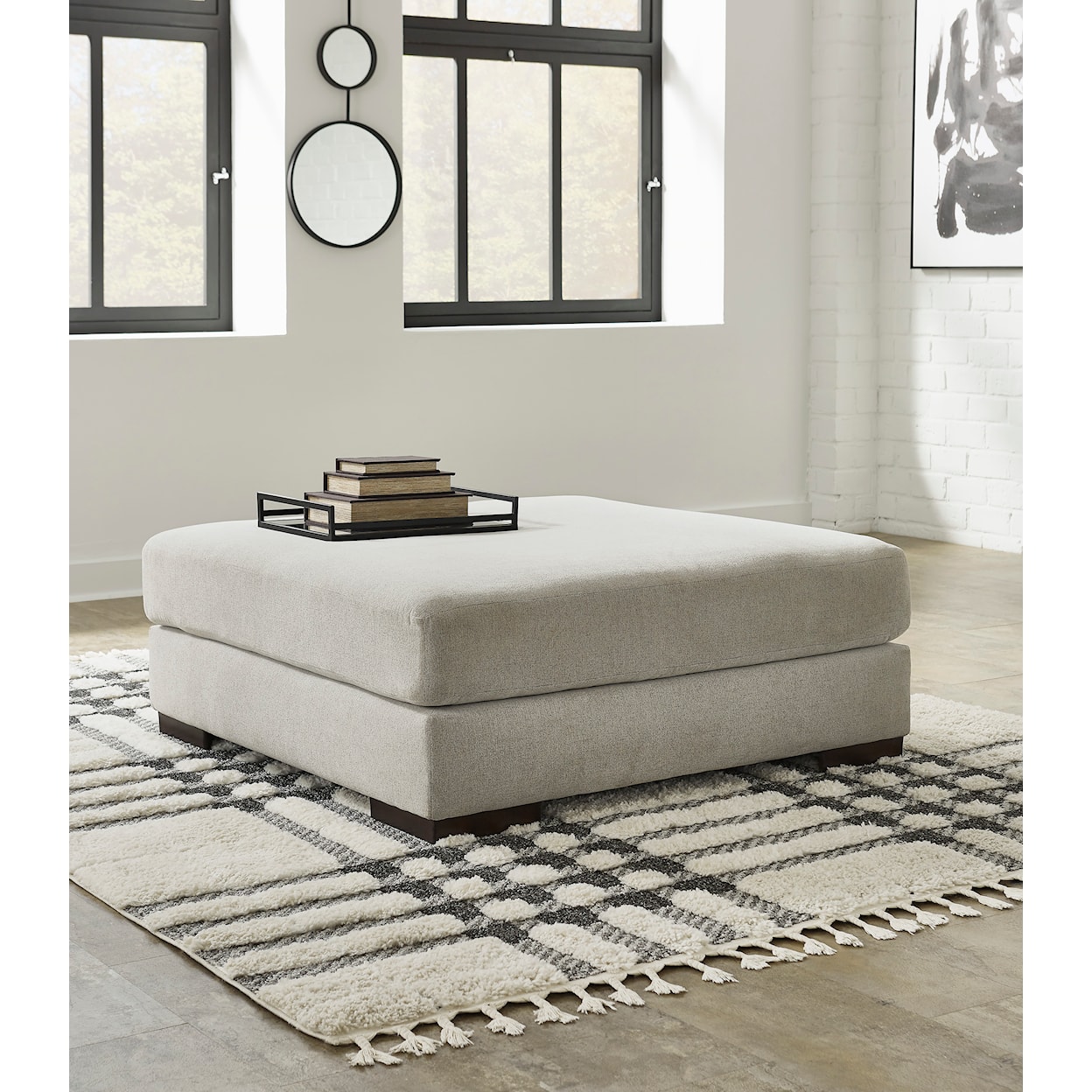 Ashley Artsie Oversized Accent Ottoman