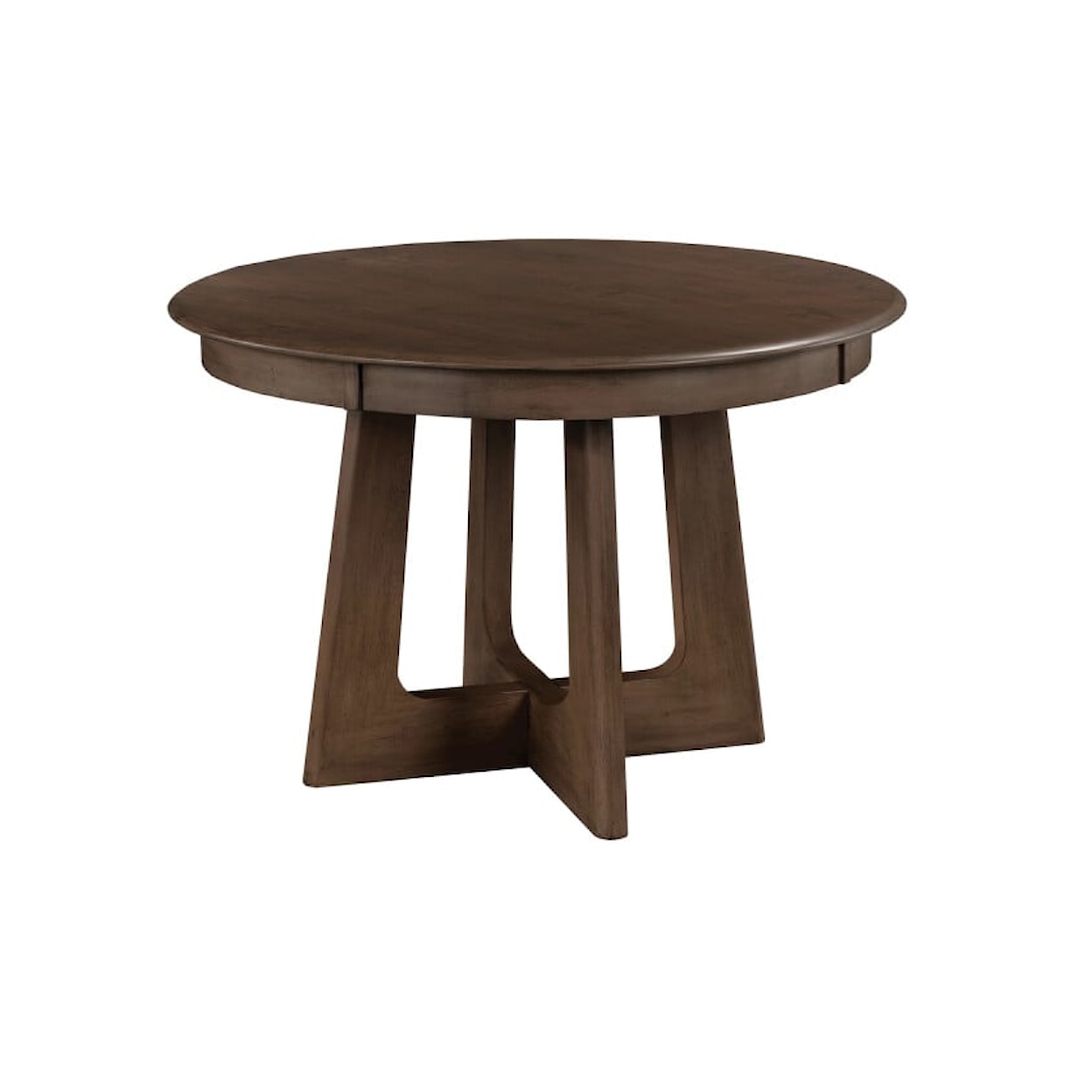 Kincaid Furniture Kafe' 44" Round Pedestal Table, Mocha