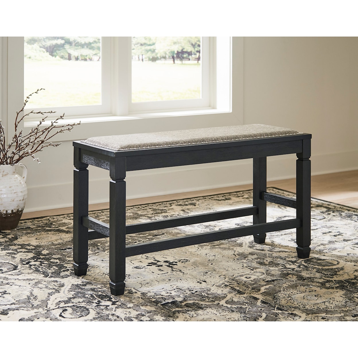 Signature Design by Ashley Furniture Tyler Creek Double Counter Upholstered Bench
