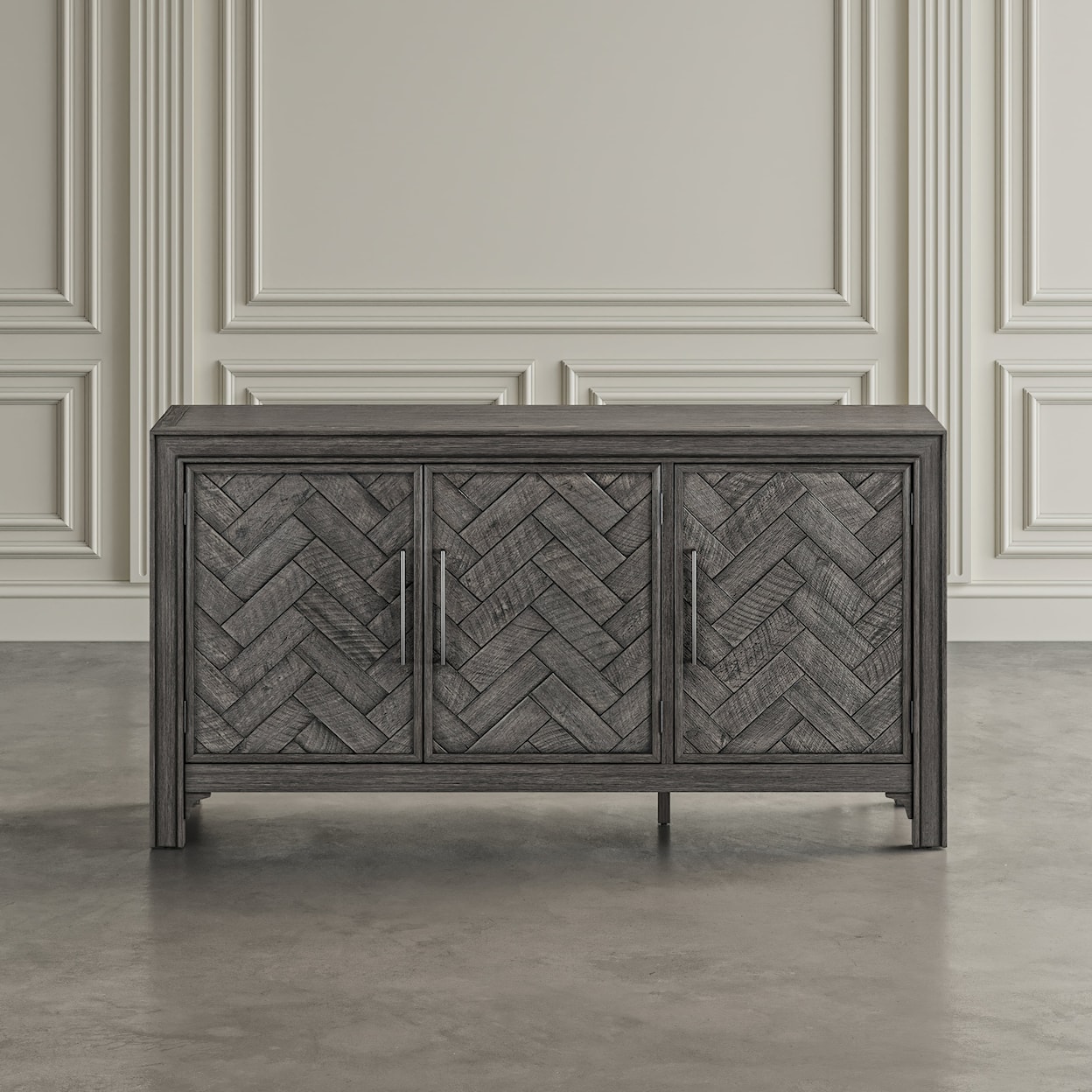 Jofran Gramercy Chevron Console