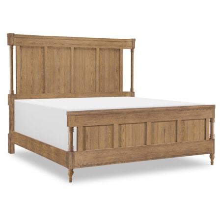 King Panel Bed