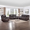 New Classic Furniture Cicero Cicero Sofa  W/ Pwr Fr & Hr -Brown
