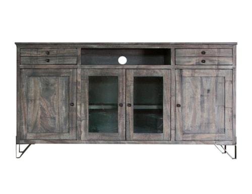 Industrial Solid Wood 70" TV Stand