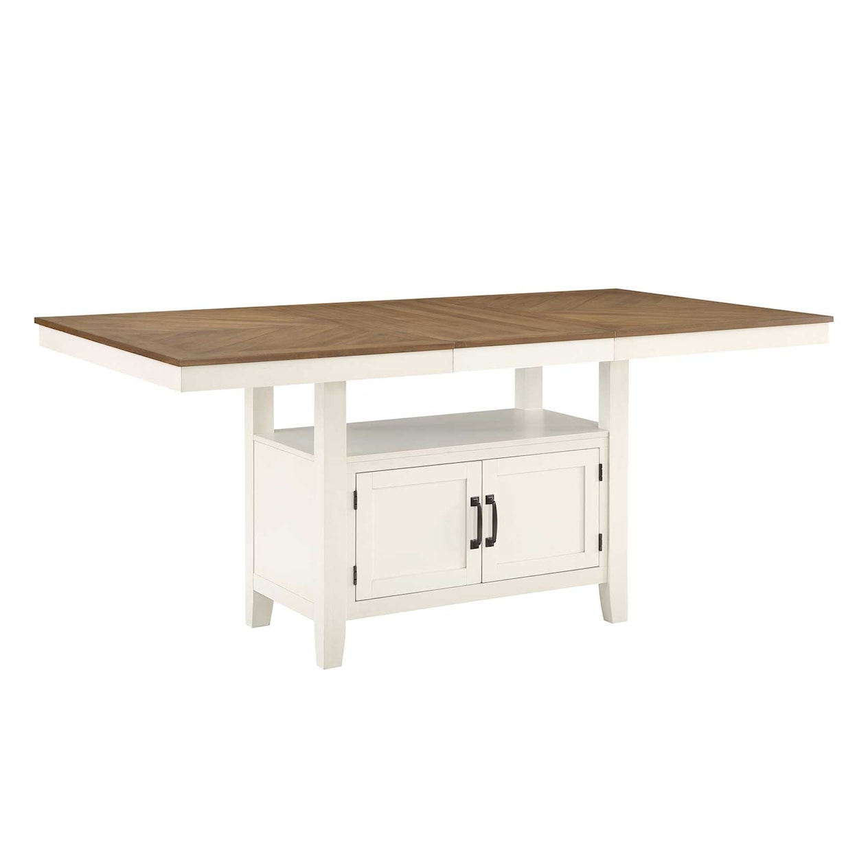 Steve Silver Henry HENRY WHITE STORAGE COUNTER TABLE | .