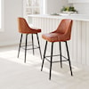 Zuo Keppel Collection Swivel Barstool