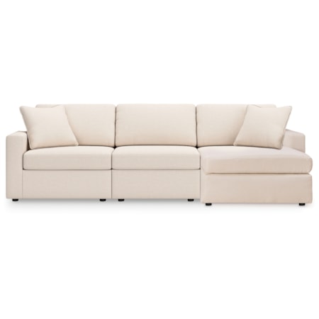 3-Piece Sectional With Chaise