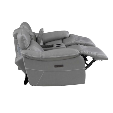 Power Reclining Console Loveseat