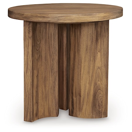 Round End Table