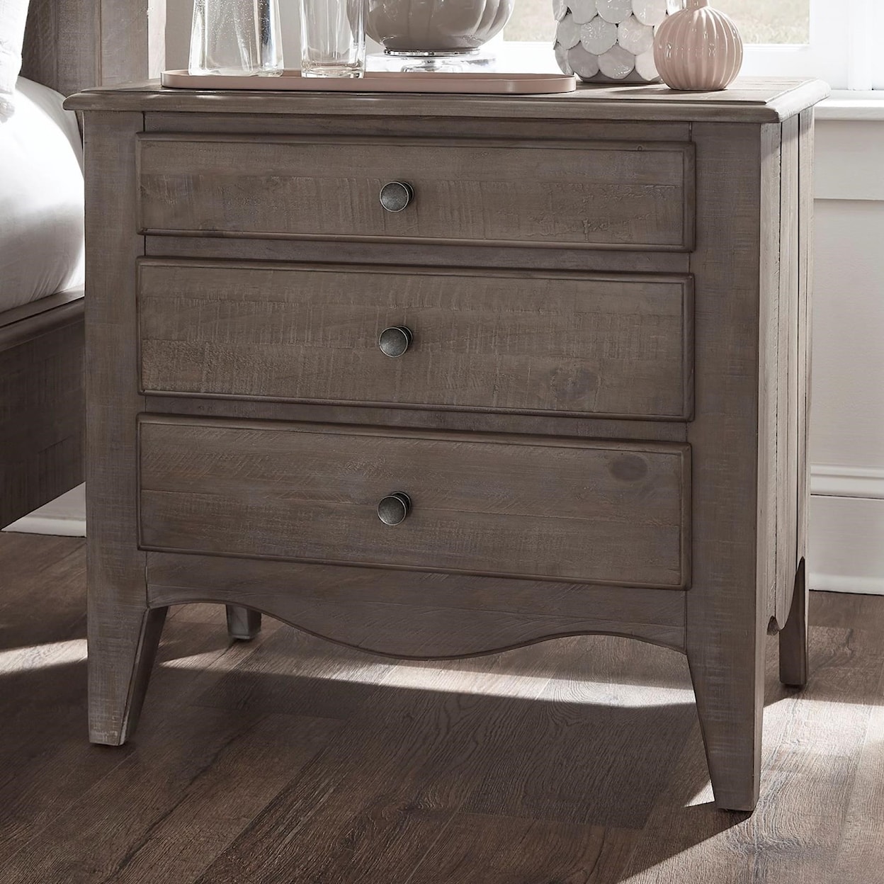 Modus International Ella 3-Drawer Nightstand