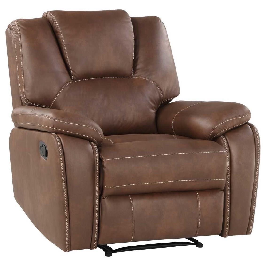 Steve Silver Katrine KT800CB Manual Motion Chair With Padded Headrest ...