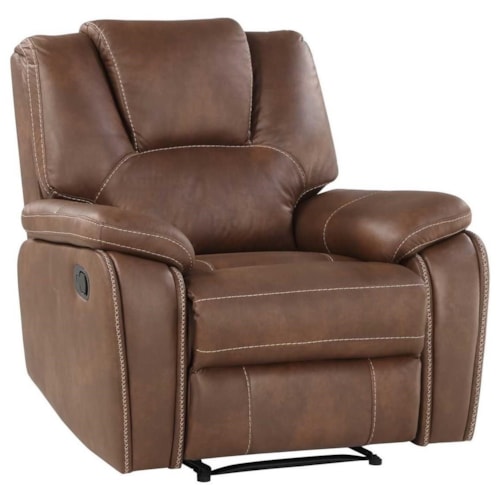 Manual Motion Chair with Padded Headrest