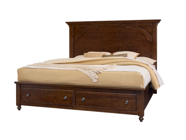 5-Piece Queen Mansion Storage Bedroom Set