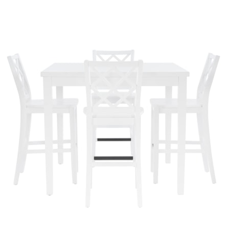 5-Piece Counter-Height Dining Set