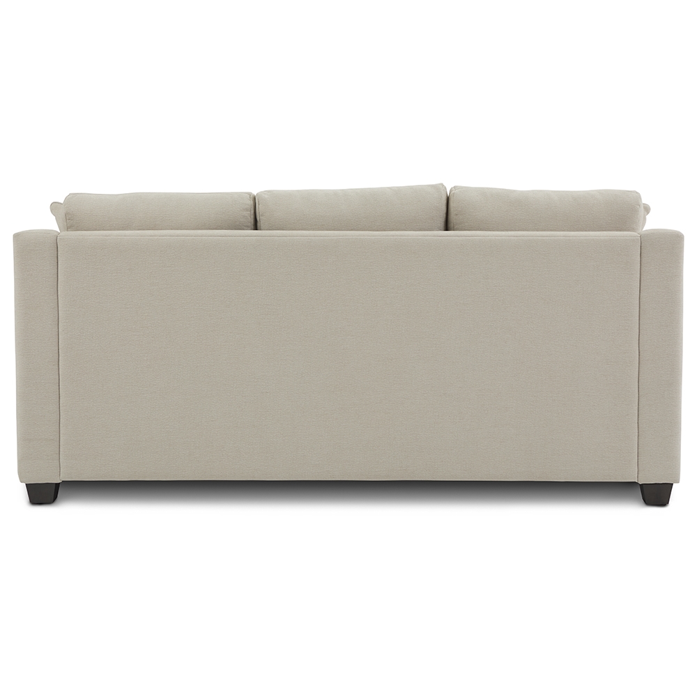 Slope-Arm Sofa w/Throw Pillows