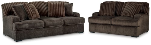 Casual 2-Piece Living Room Set