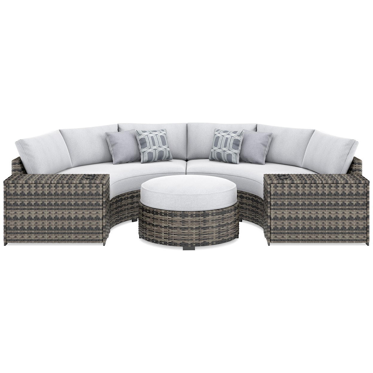 Signature Design Harbor Court 4-Piece Outdoor Sectional