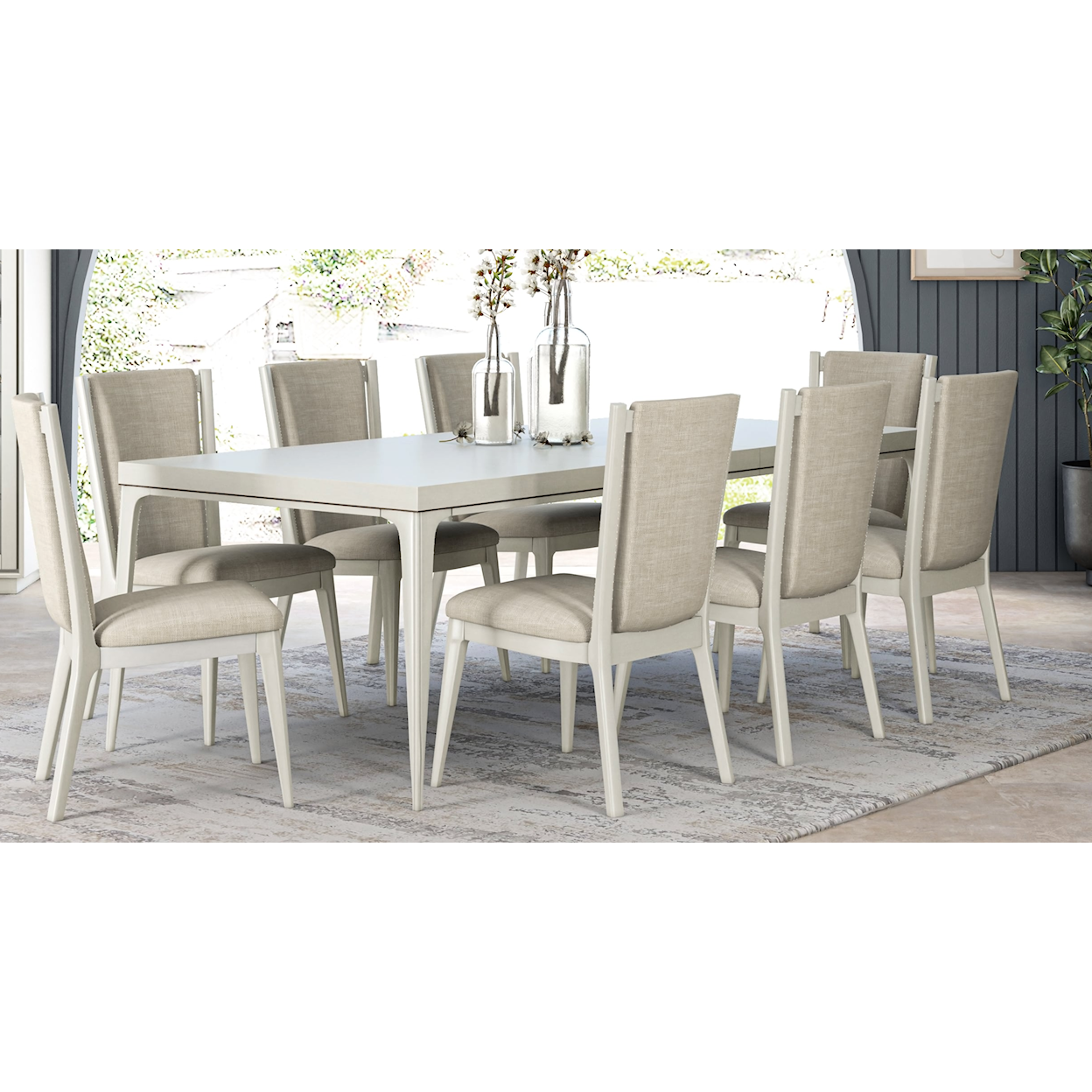 A.R.T. Furniture Inc Blanc 9-Piece Dining Set