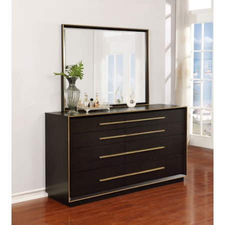 8-drawer Dresser w/ Mirror