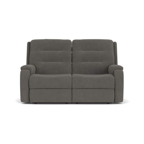 Contemporary Power Reclining Loveseat