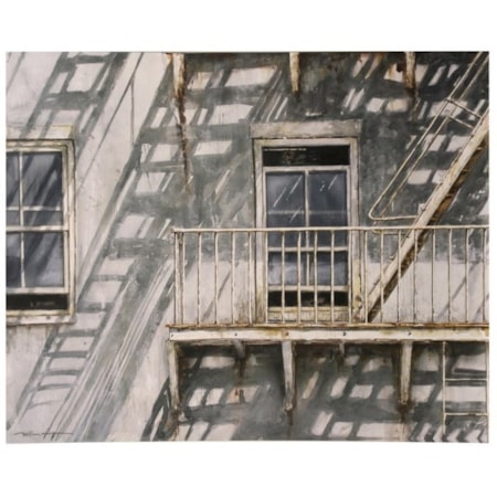 Window and Fire Escape by William Mangum