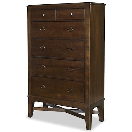 Transitional 5-Drawer Chest with Soft-Close Drawers