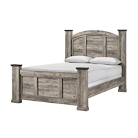 Rustic Arched Panel Bed - Queen