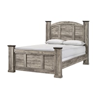 Rustic Arched Panel Bed - King