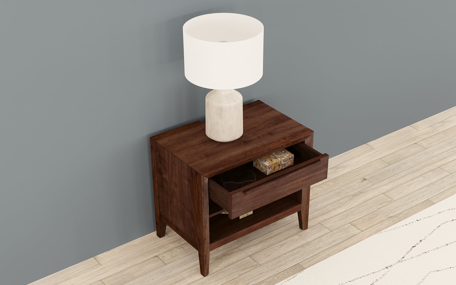A-America Ralston Single Drawer Nightstand
