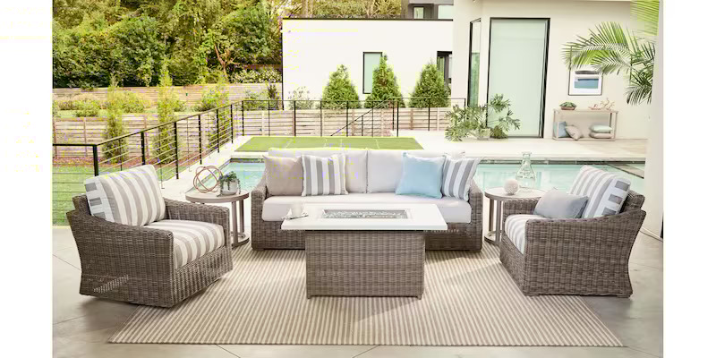 Outdoor 30" Rectangular Fire Table