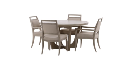 5-Piece Dining Set with Brio Table & Nico Chairs
