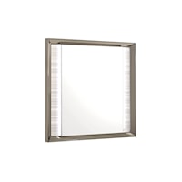 Contemporary Dresser Mirror with LED Lighting