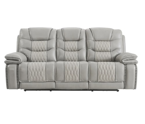 Casual Dual-Power Sofa with USB Ports