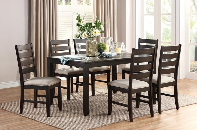 Homelegance Blair Farm 7-Piece Dinette Set